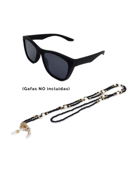 Chains for Glasses - Black Pearl